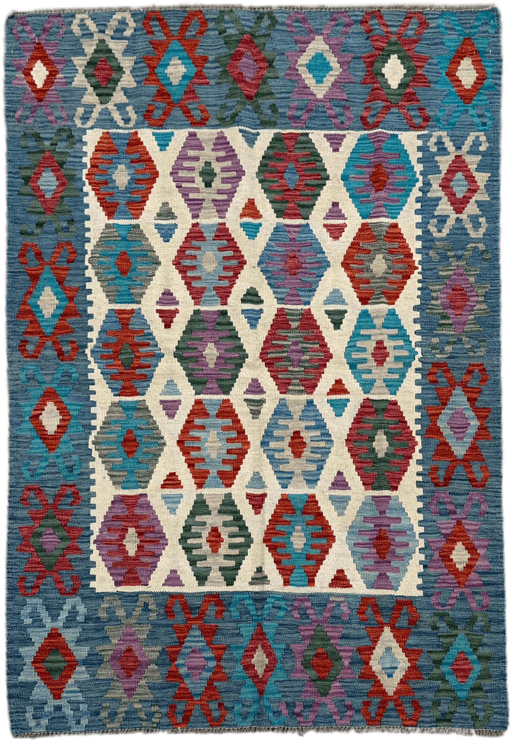 Chobi Kilim Rug - 182 cm x 117 cm