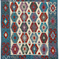 Chobi Kilim Rug - 182 cm x 117 cm