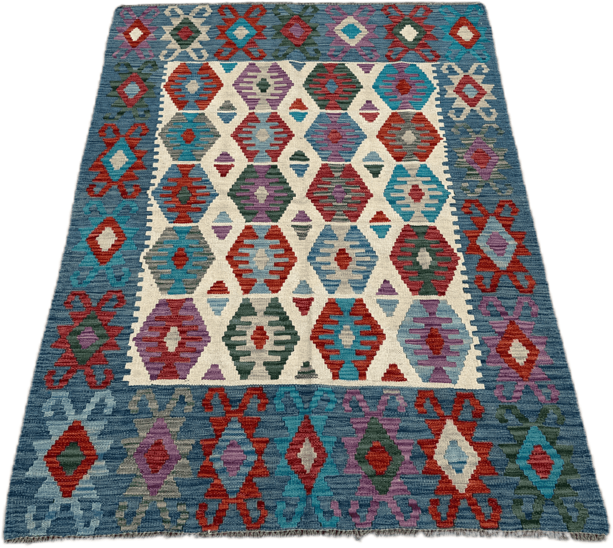 Chobi Kilim Rug - 182 cm x 117 cm