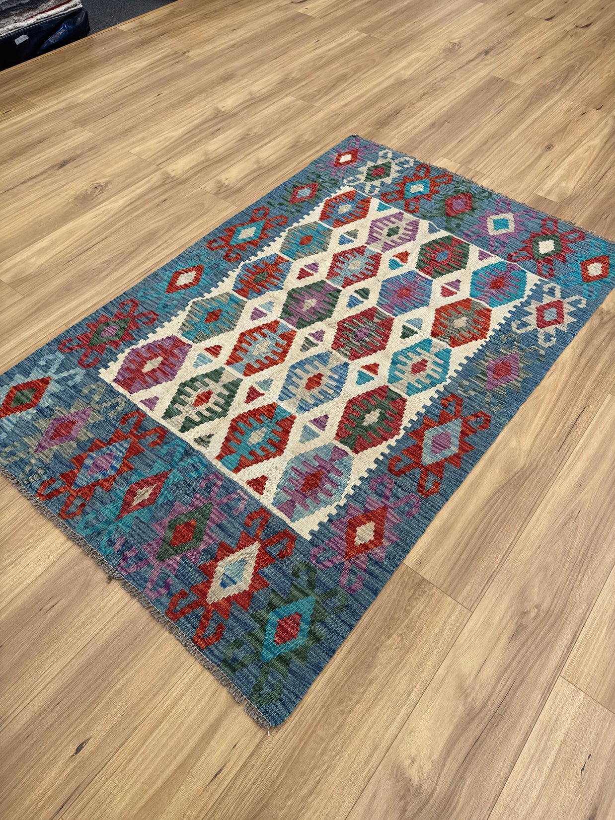 Chobi Kilim Rug - 182 cm x 117 cm