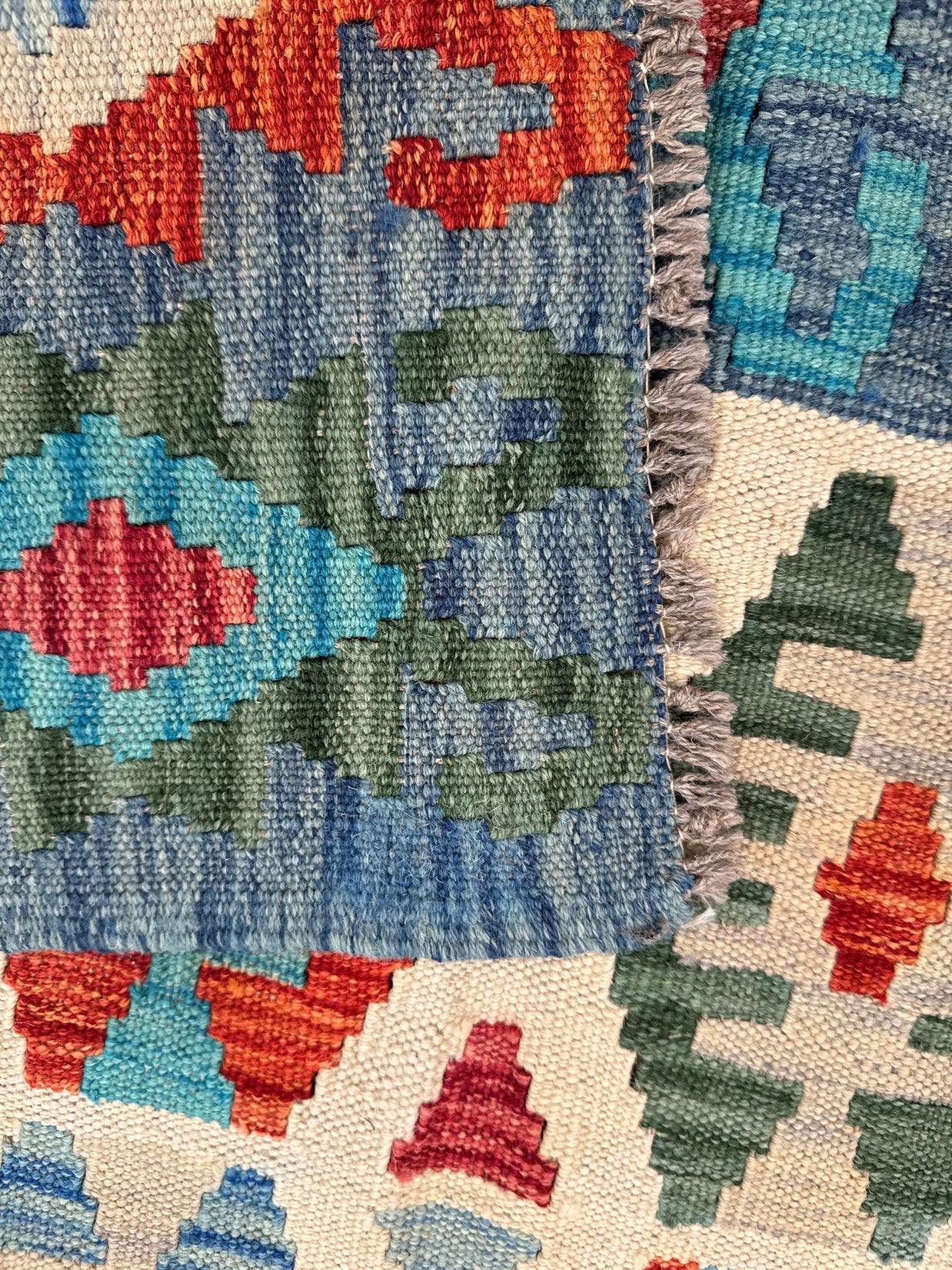 Chobi Kilim Rug - 182 cm x 117 cm