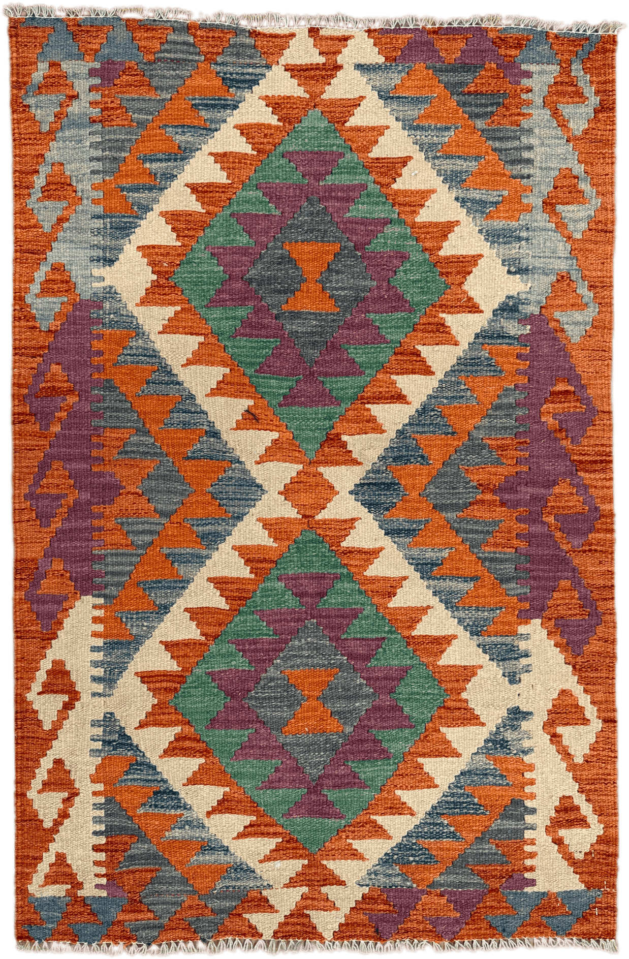 Chobi Kilim Rug - 123 cm x 83 cm