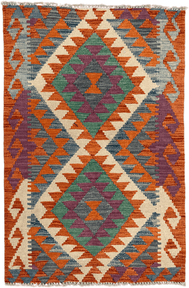 Chobi Kilim Rug - 123 cm x 83 cm