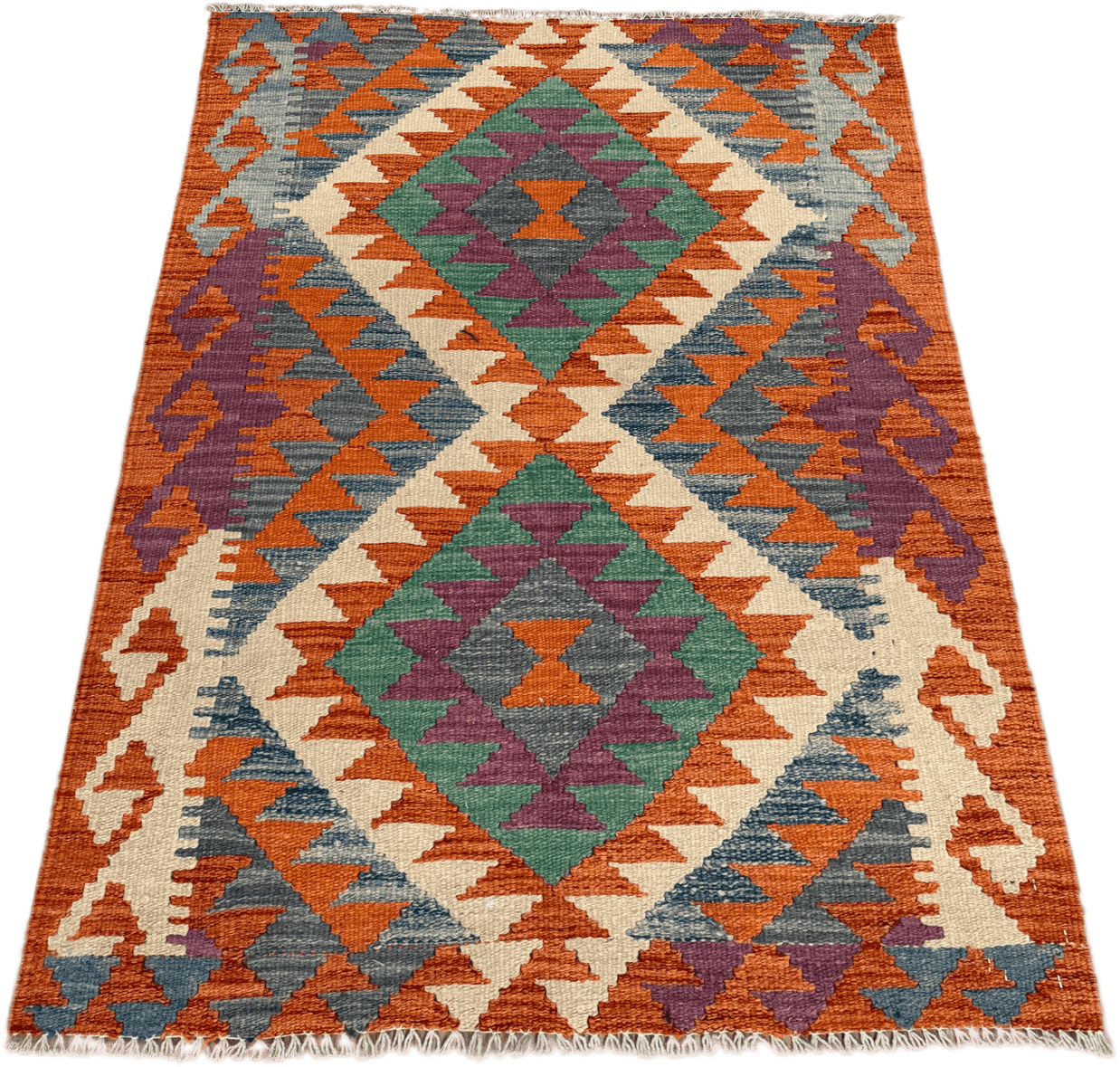 Chobi Kilim Rug - 123 cm x 83 cm