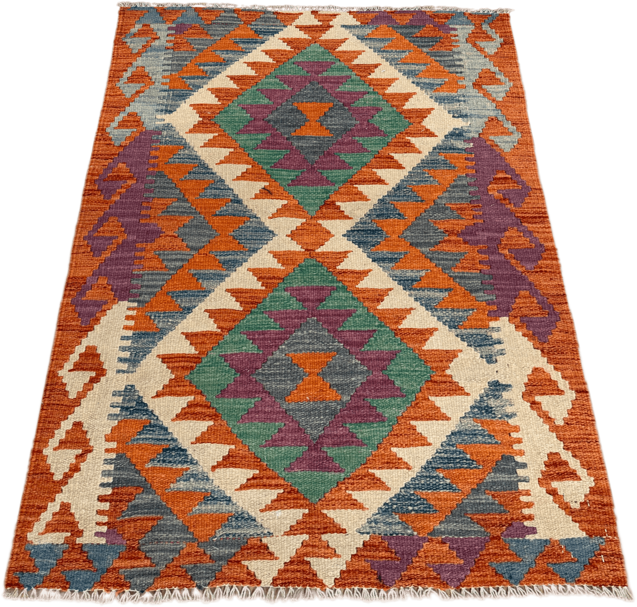 Chobi Kilim Rug - 123 cm x 83 cm