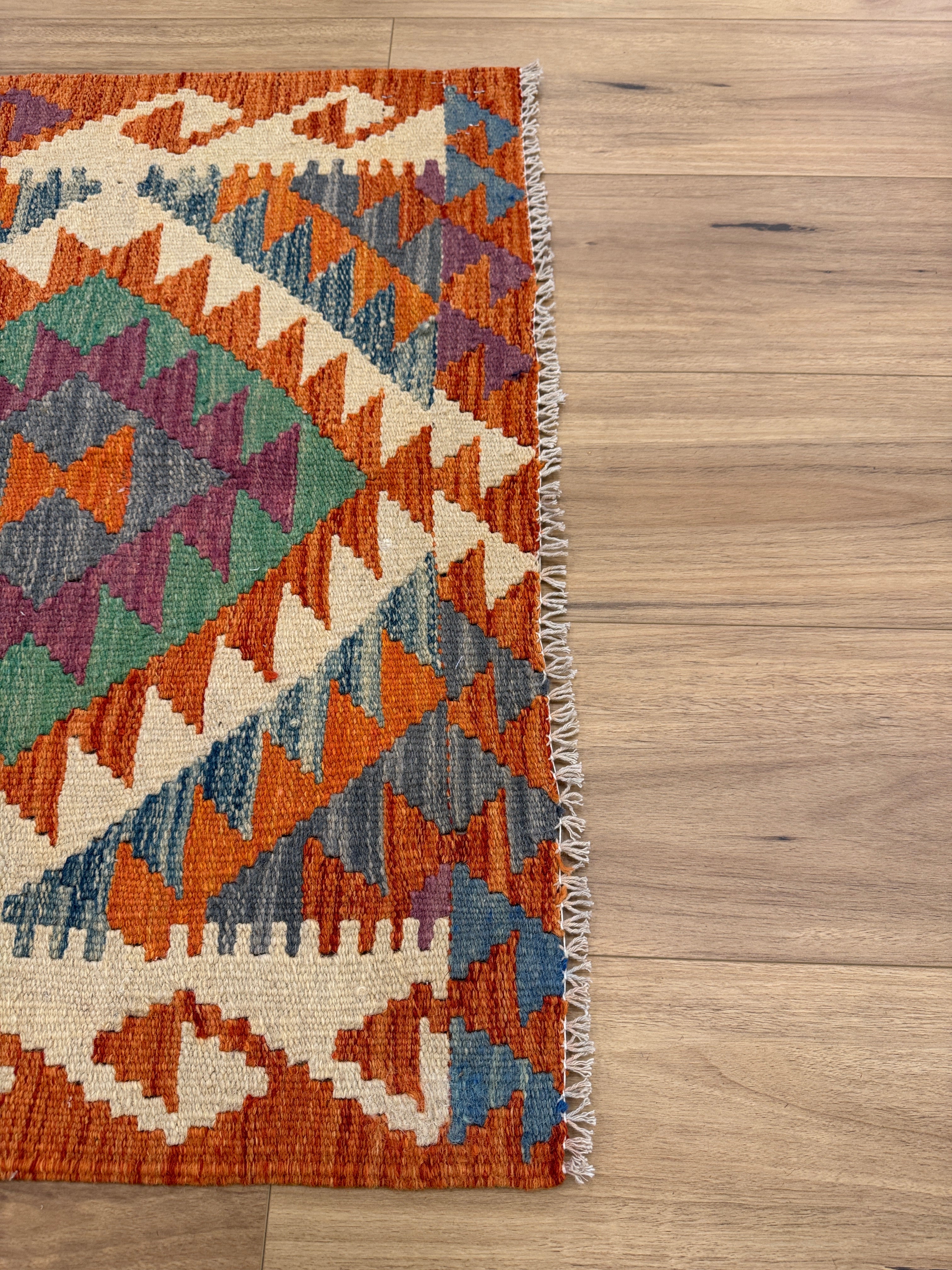 Chobi Kilim Rug - 123 cm x 83 cm