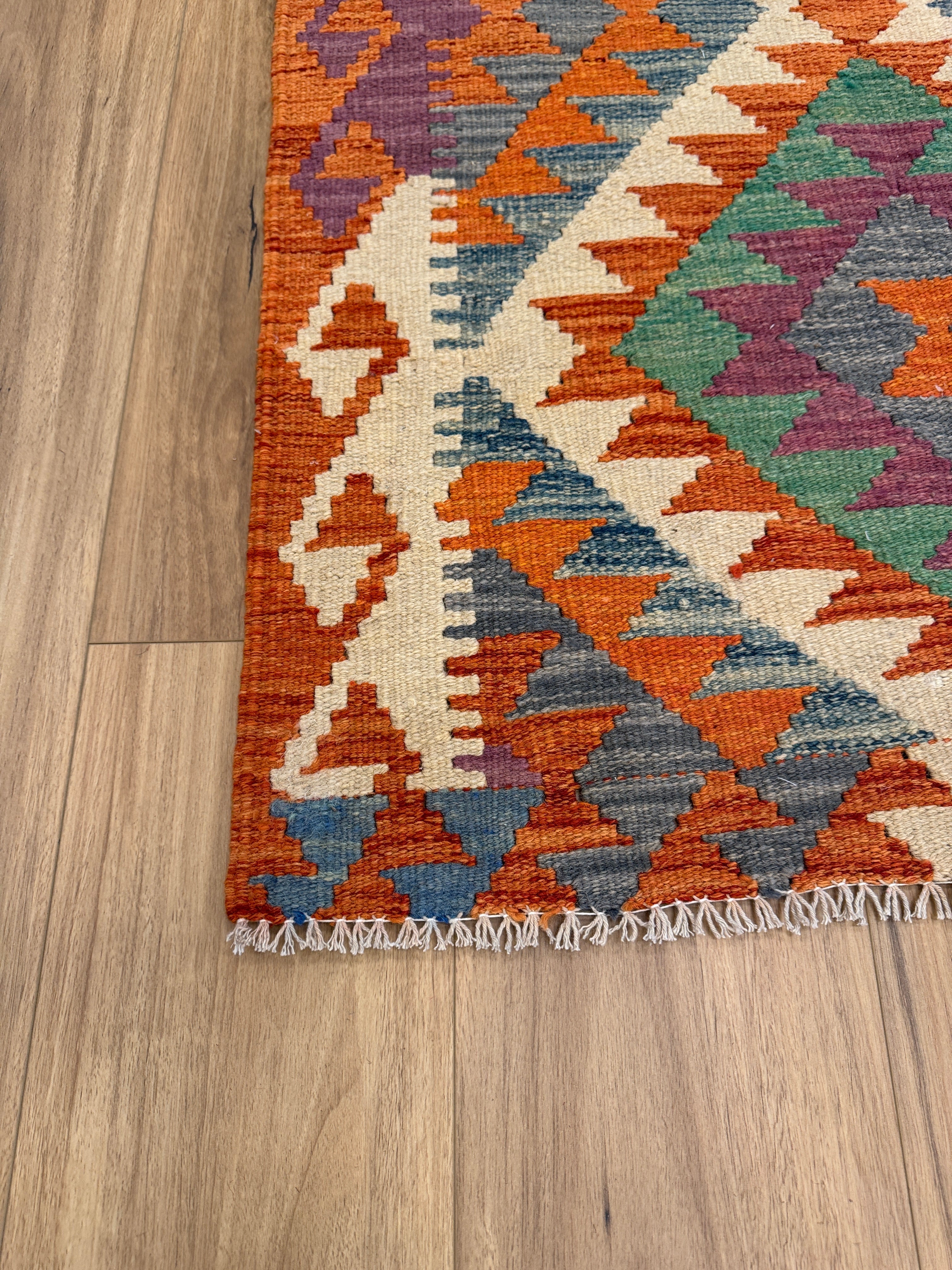 Chobi Kilim Rug - 123 cm x 83 cm