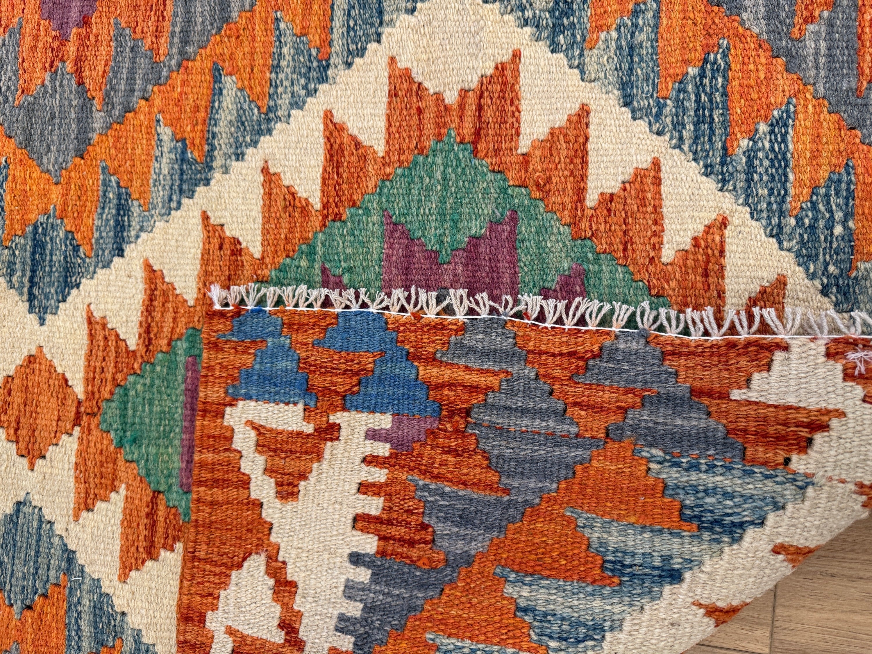 Chobi Kilim Rug - 123 cm x 83 cm