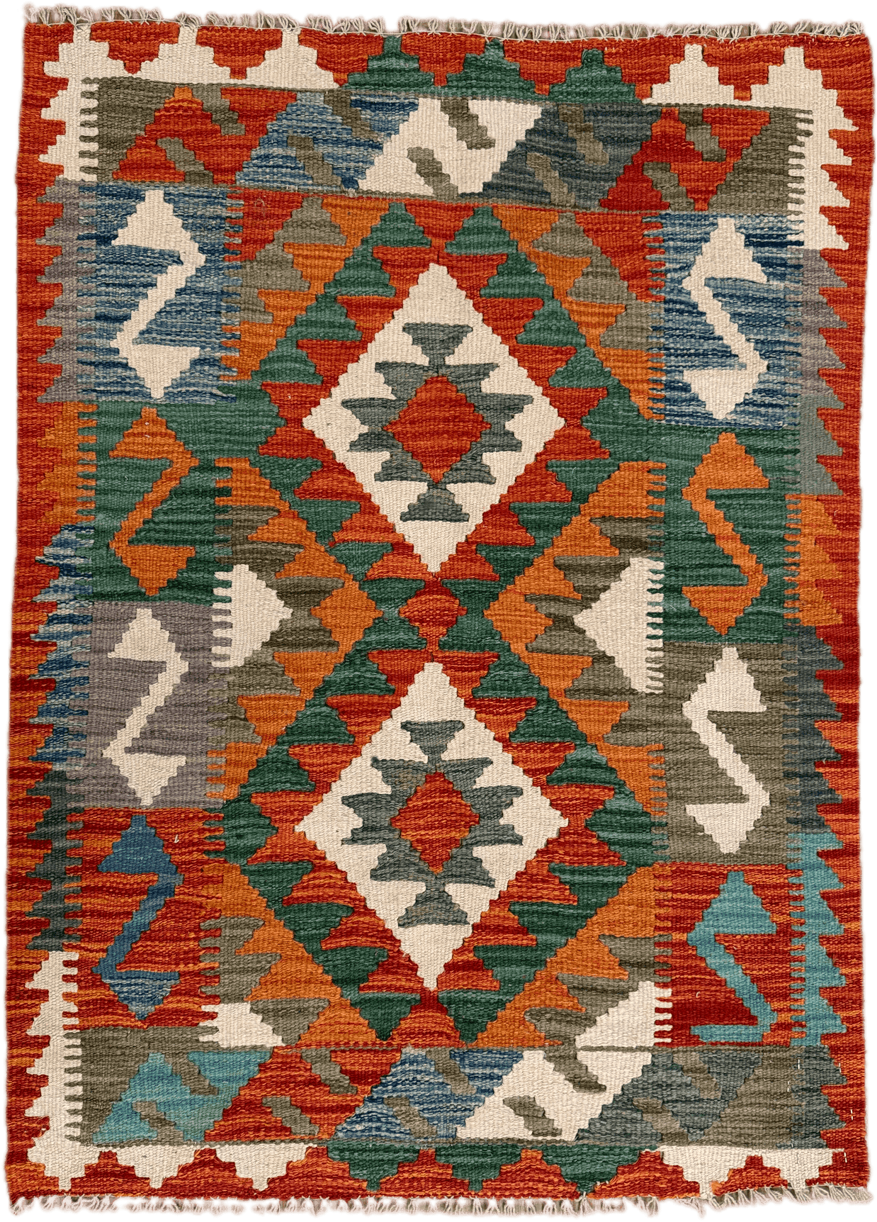 Chobi Kilim Rug - 113 cm x 84 cm
