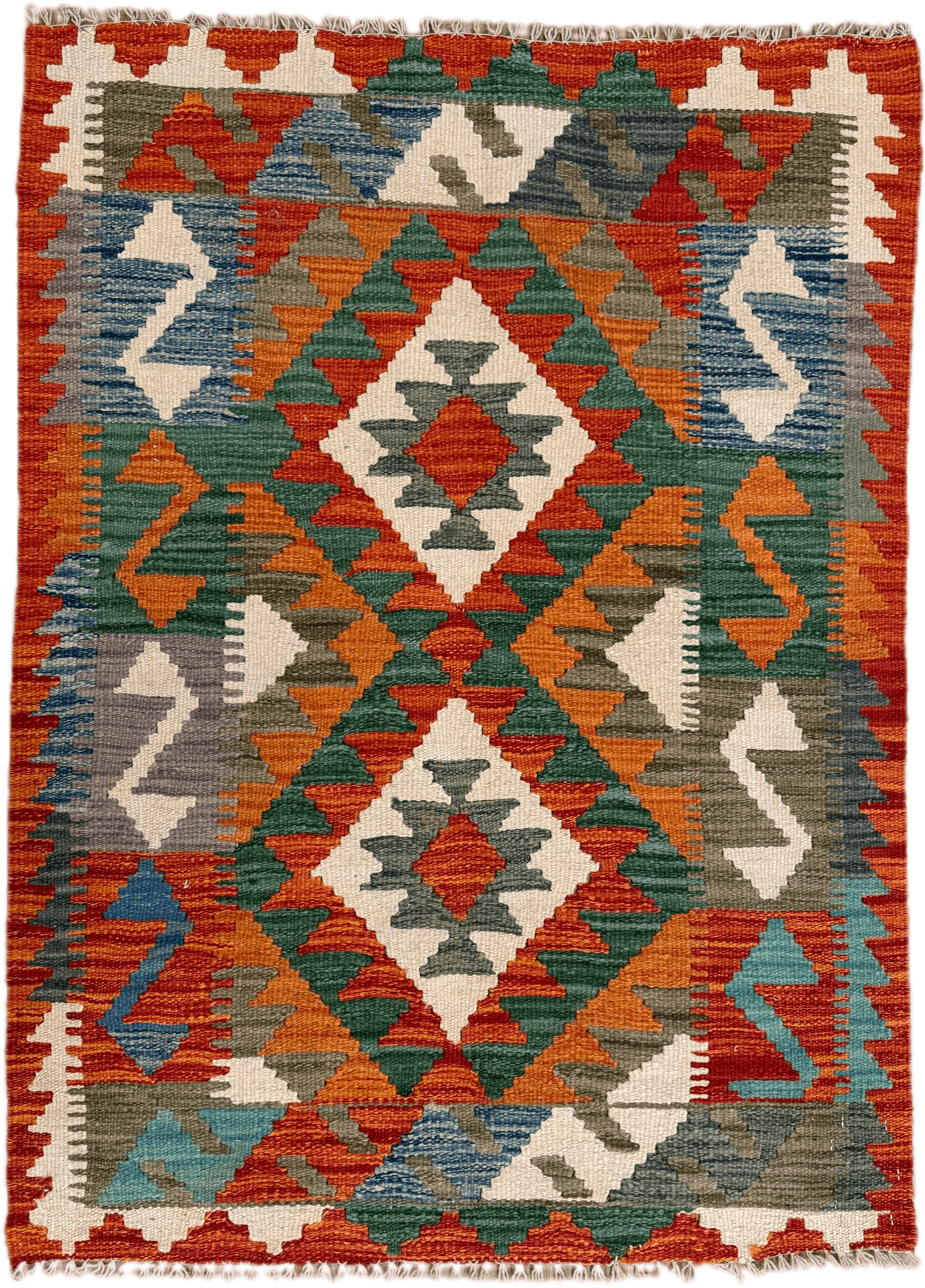 Chobi Kilim Rug - 113 cm x 84 cm