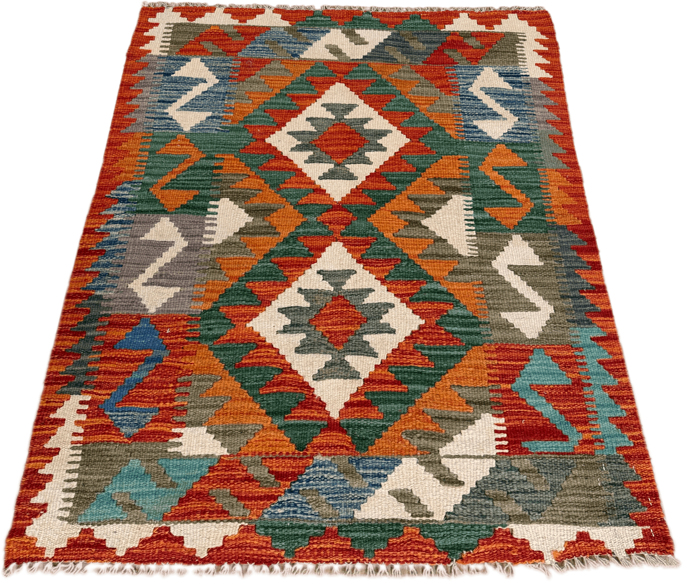 Chobi Kilim Rug - 113 cm x 84 cm