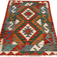 Chobi Kilim Rug - 113 cm x 84 cm