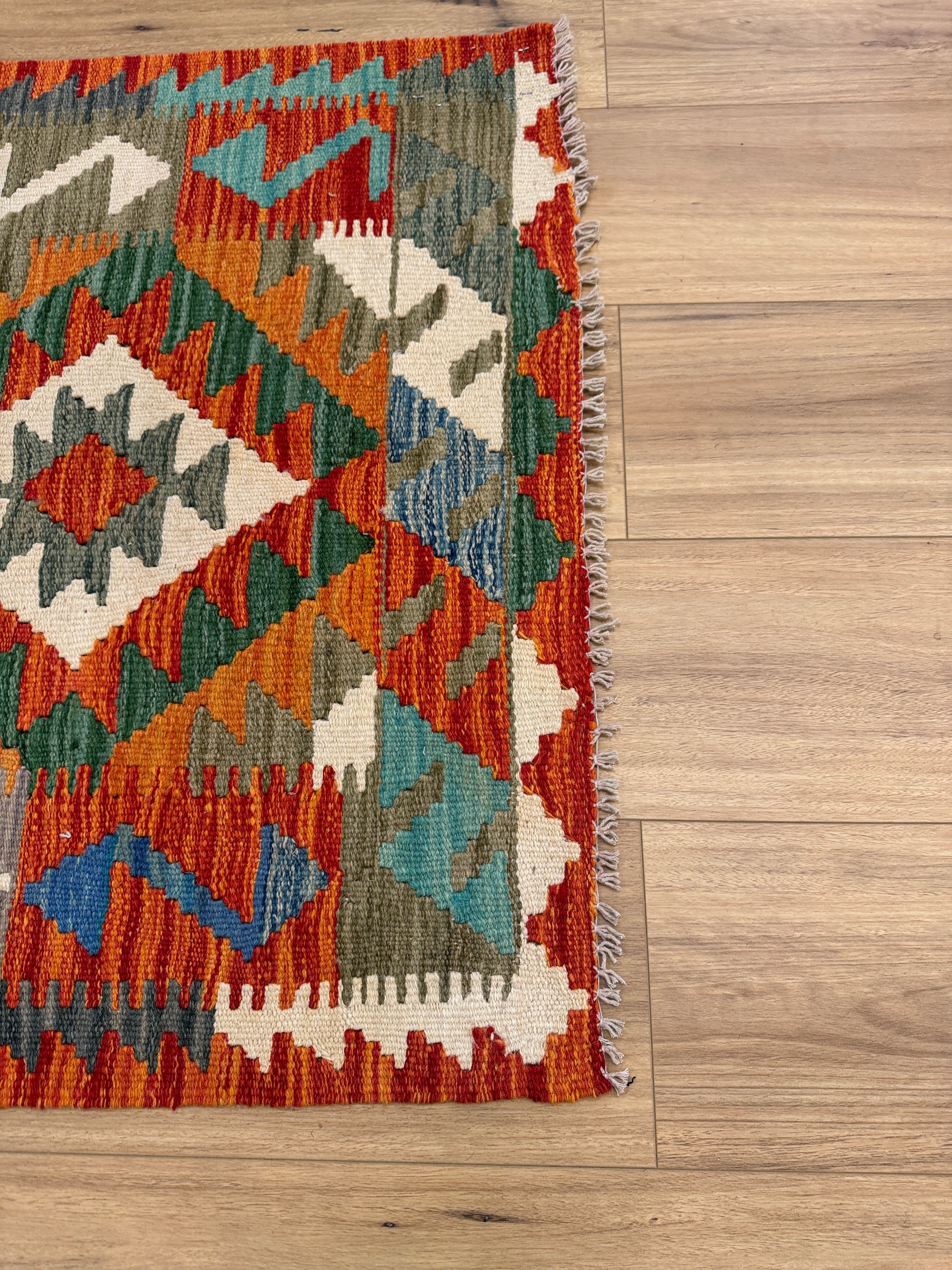 Chobi Kilim Rug - 113 cm x 84 cm