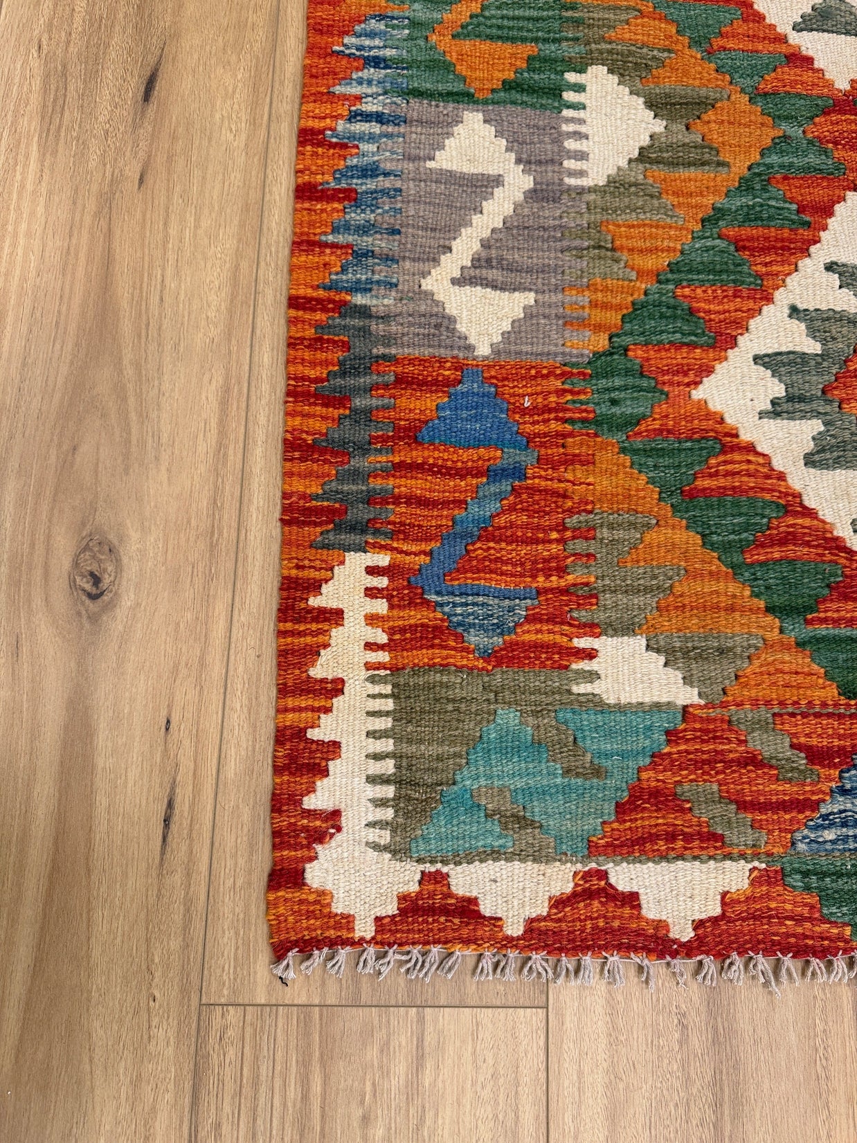 Chobi Kilim Rug - 113 cm x 84 cm