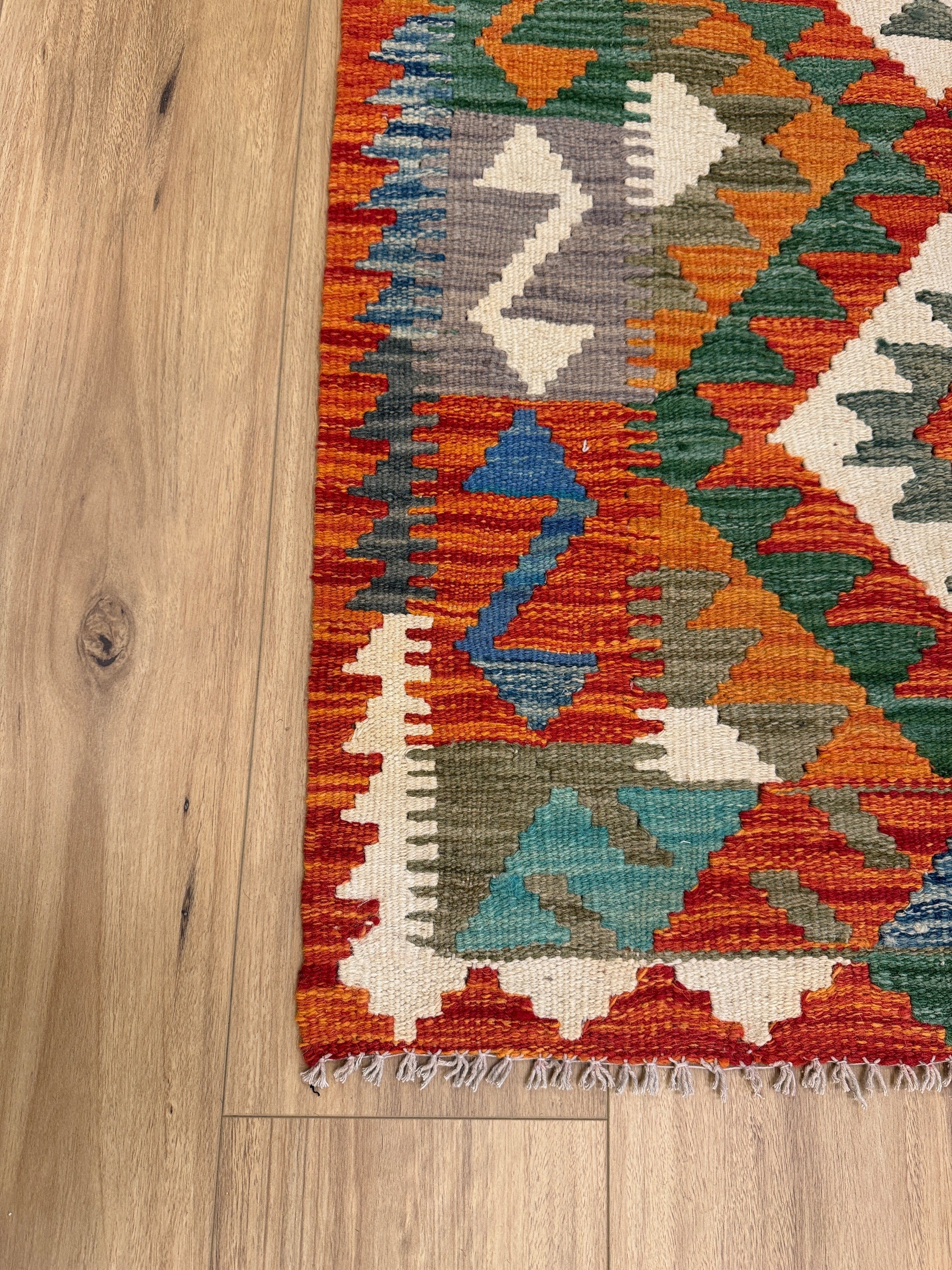 Chobi Kilim Rug - 113 cm x 84 cm