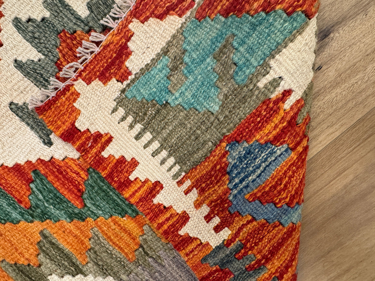 Chobi Kilim Rug - 113 cm x 84 cm