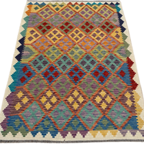 Chobi Kilim Rug - 182 cm x 124 cm