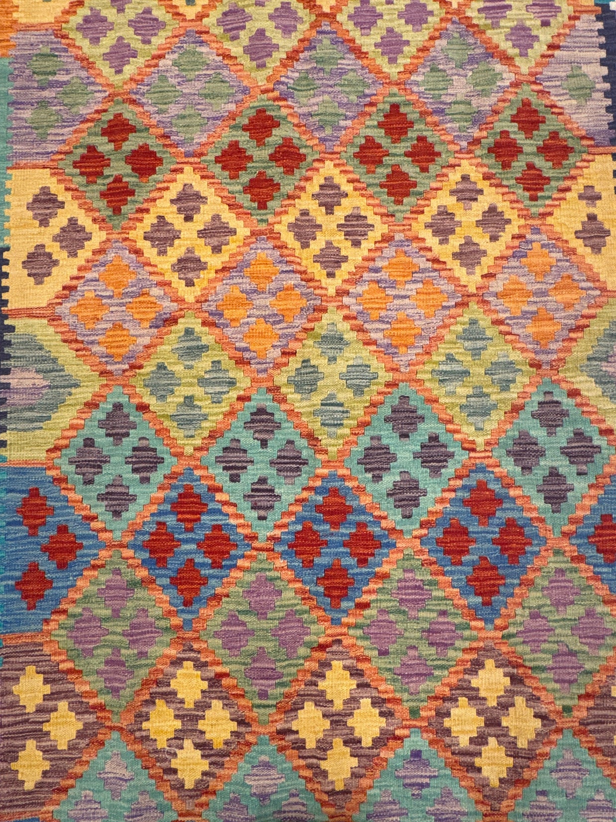 Chobi Kilim Rug - 182 cm x 124 cm