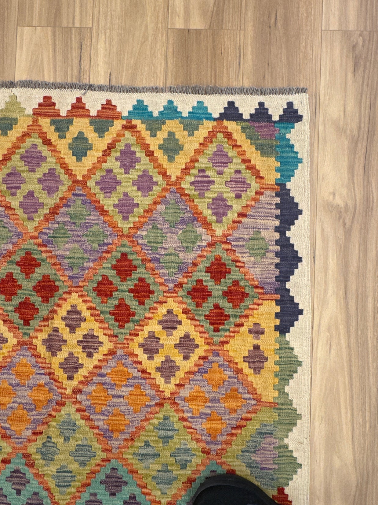 Chobi Kilim Rug - 182 cm x 124 cm