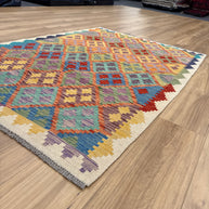 Chobi Kilim Rug - 182 cm x 124 cm