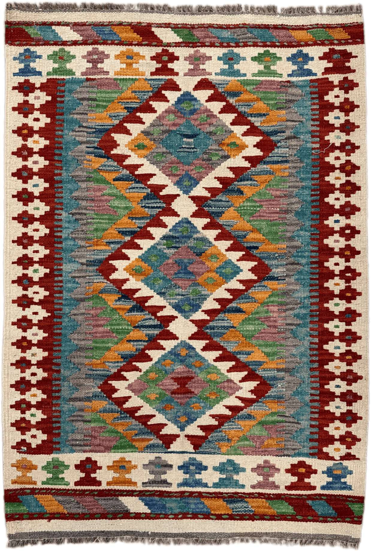 Chobi Kilim Rug - 117 cm x 81 cm