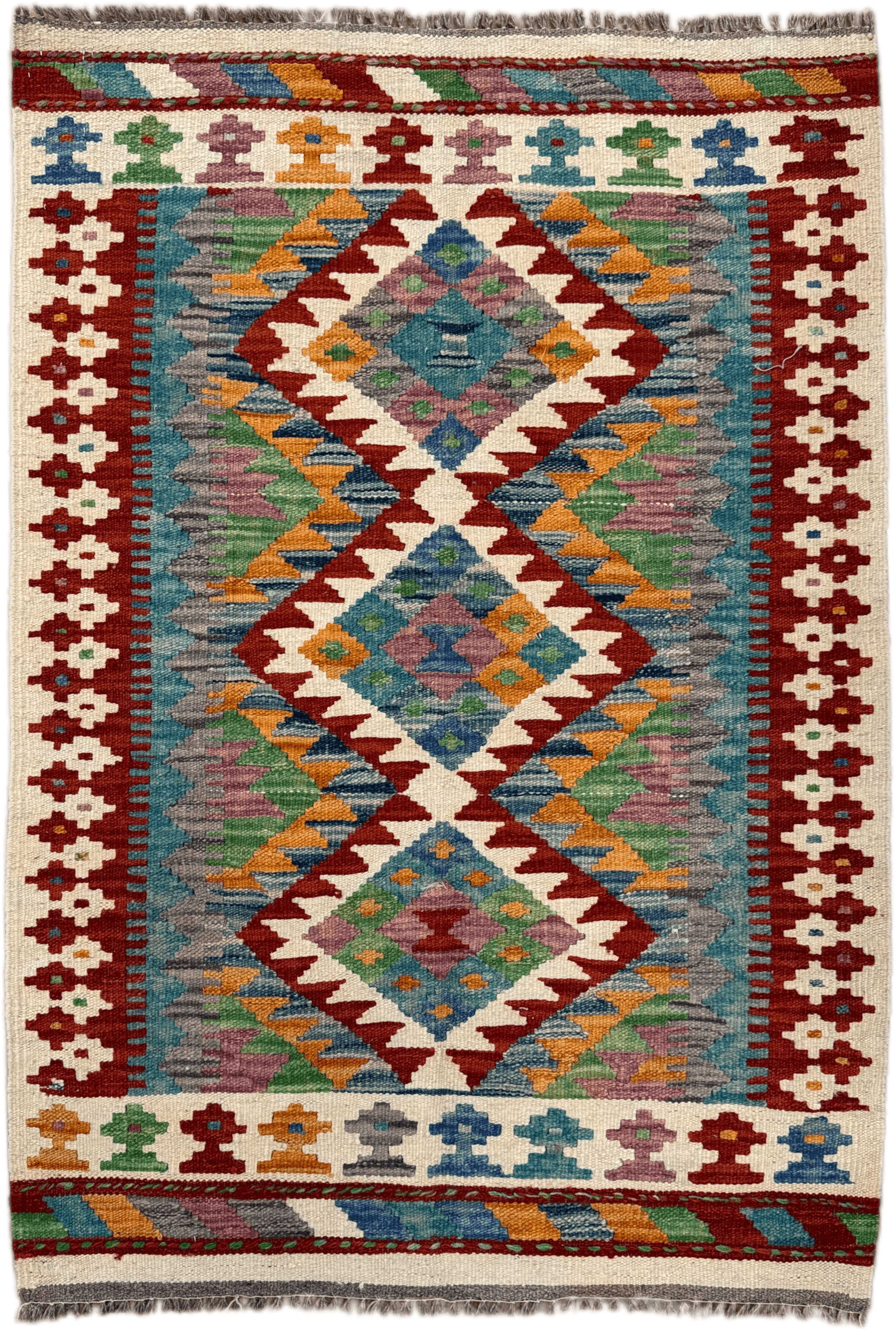 Chobi Kilim Rug - 117 cm x 81 cm