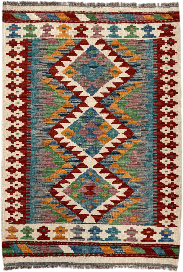 Chobi Kilim Rug - 117 cm x 81 cm