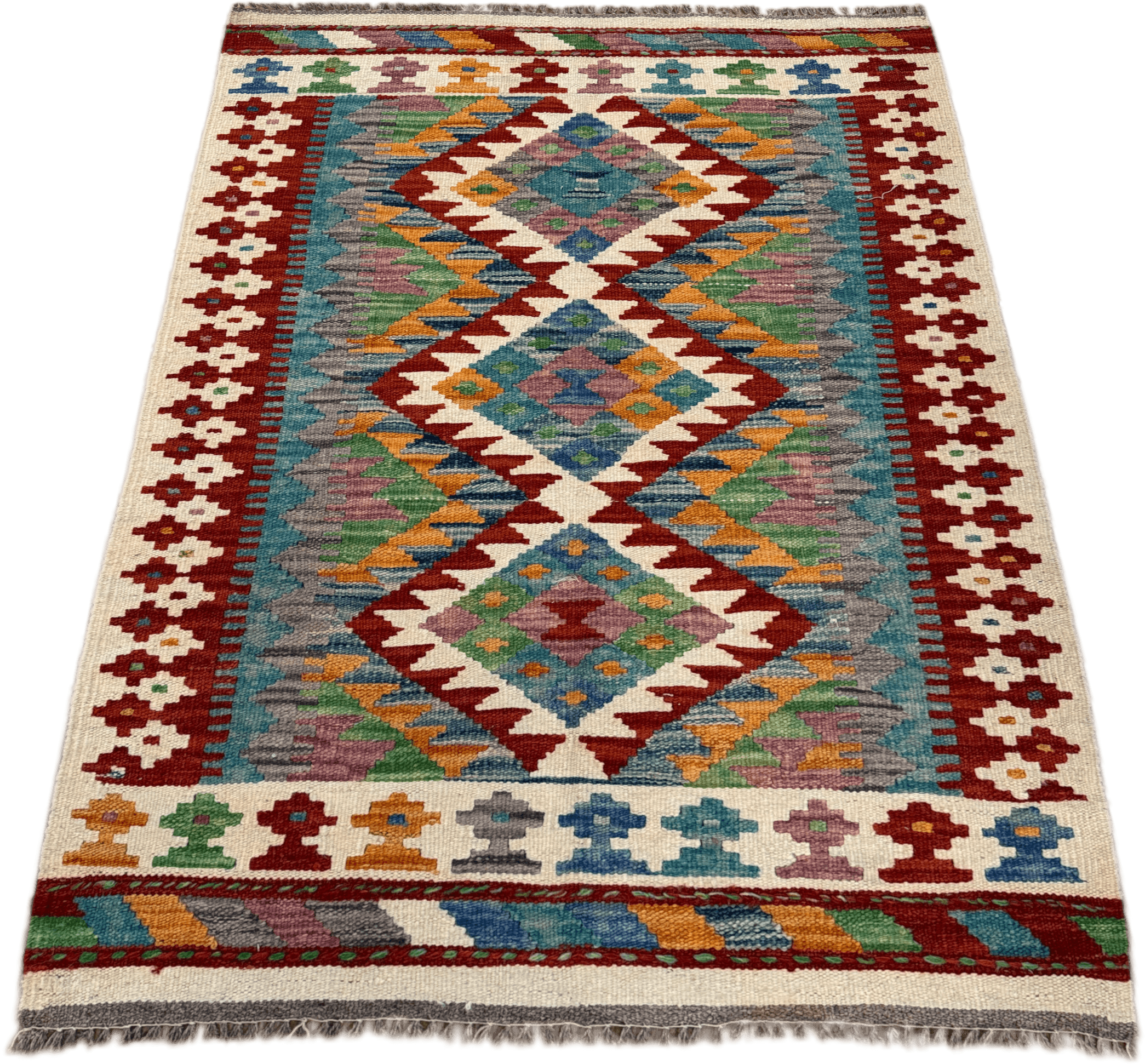 Chobi Kilim Rug - 117 cm x 81 cm