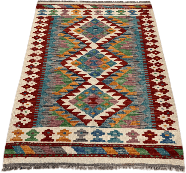 Chobi Kilim Rug - 117 cm x 81 cm