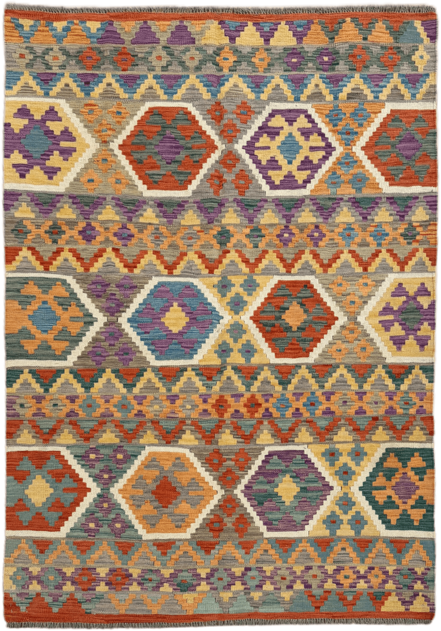 Chobi Kilim Rug - 177 cm x 124 cm