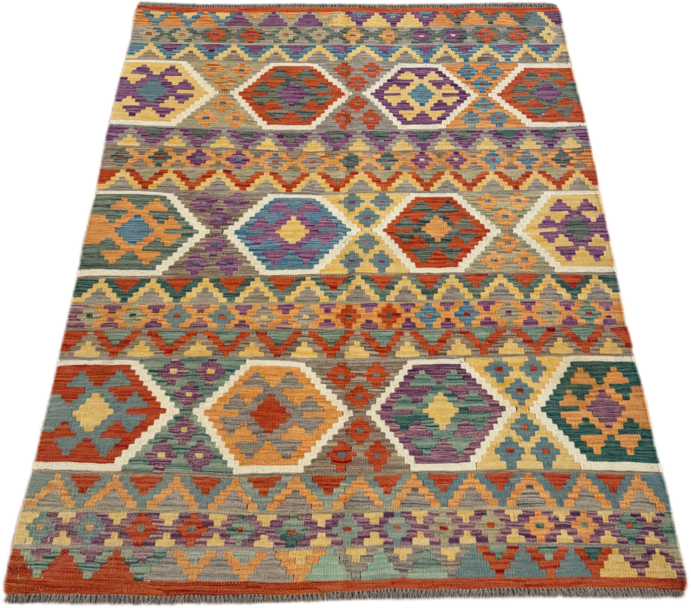 Chobi Kilim Rug - 177 cm x 124 cm