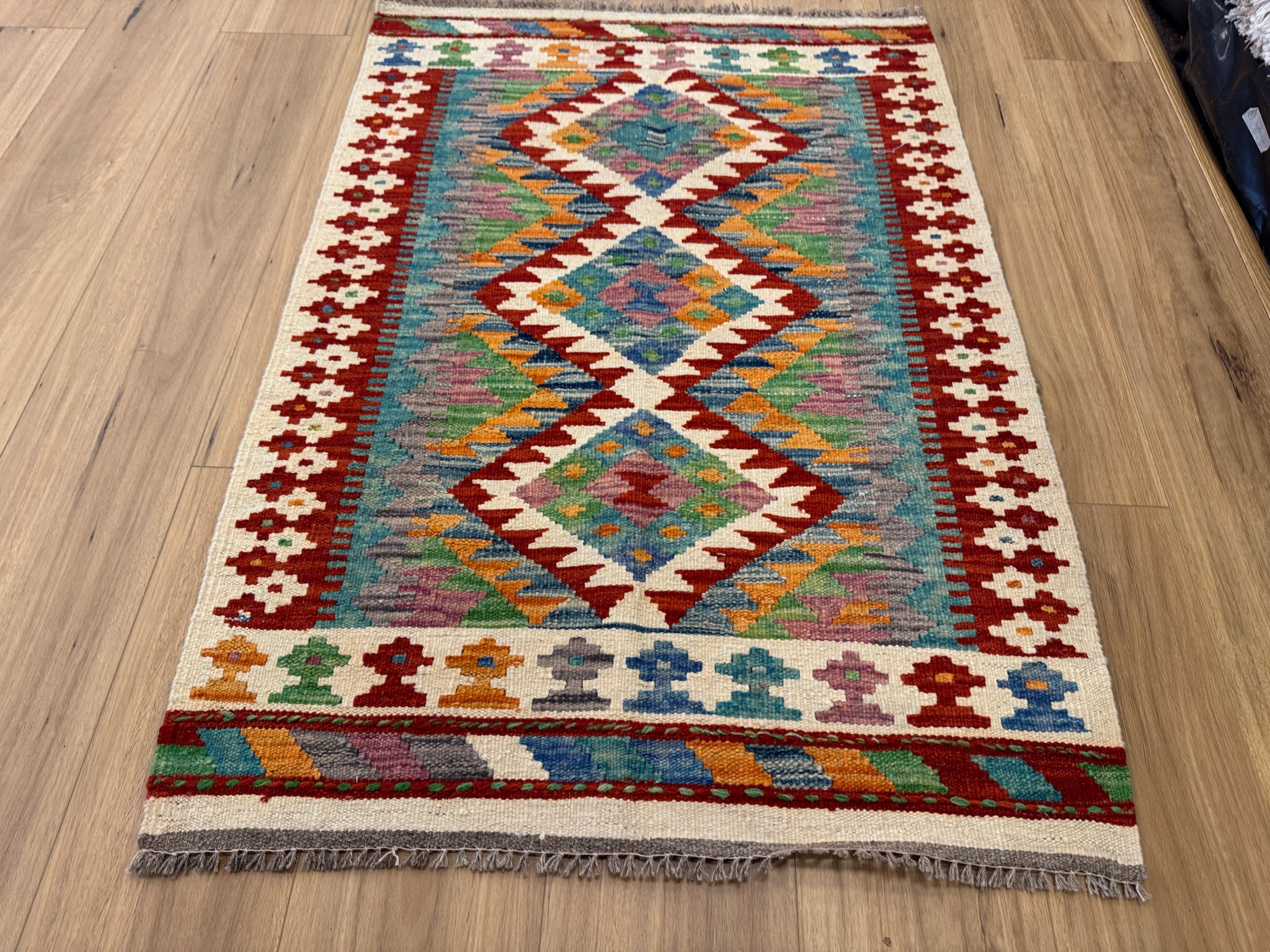 Chobi Kilim Rug - 117 cm x 81 cm