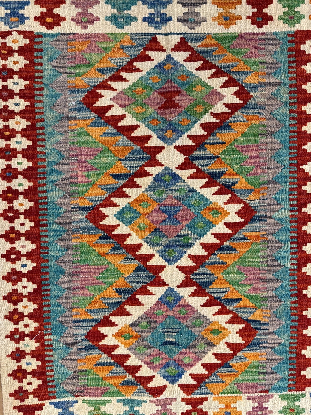 Chobi Kilim Rug - 117 cm x 81 cm