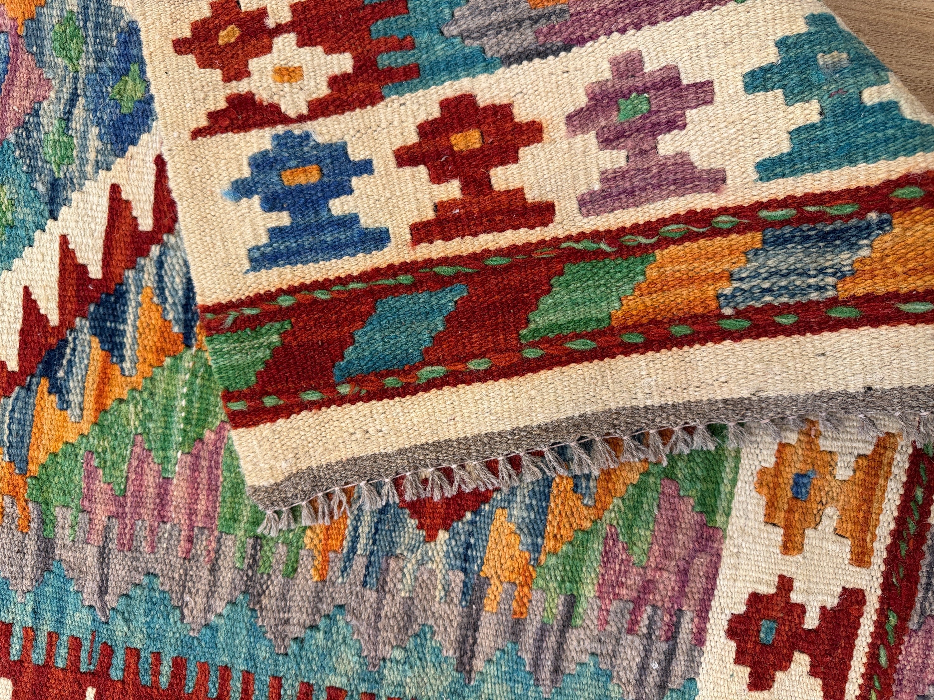 Chobi Kilim Rug - 117 cm x 81 cm
