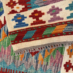 Chobi Kilim Rug - 117 cm x 81 cm