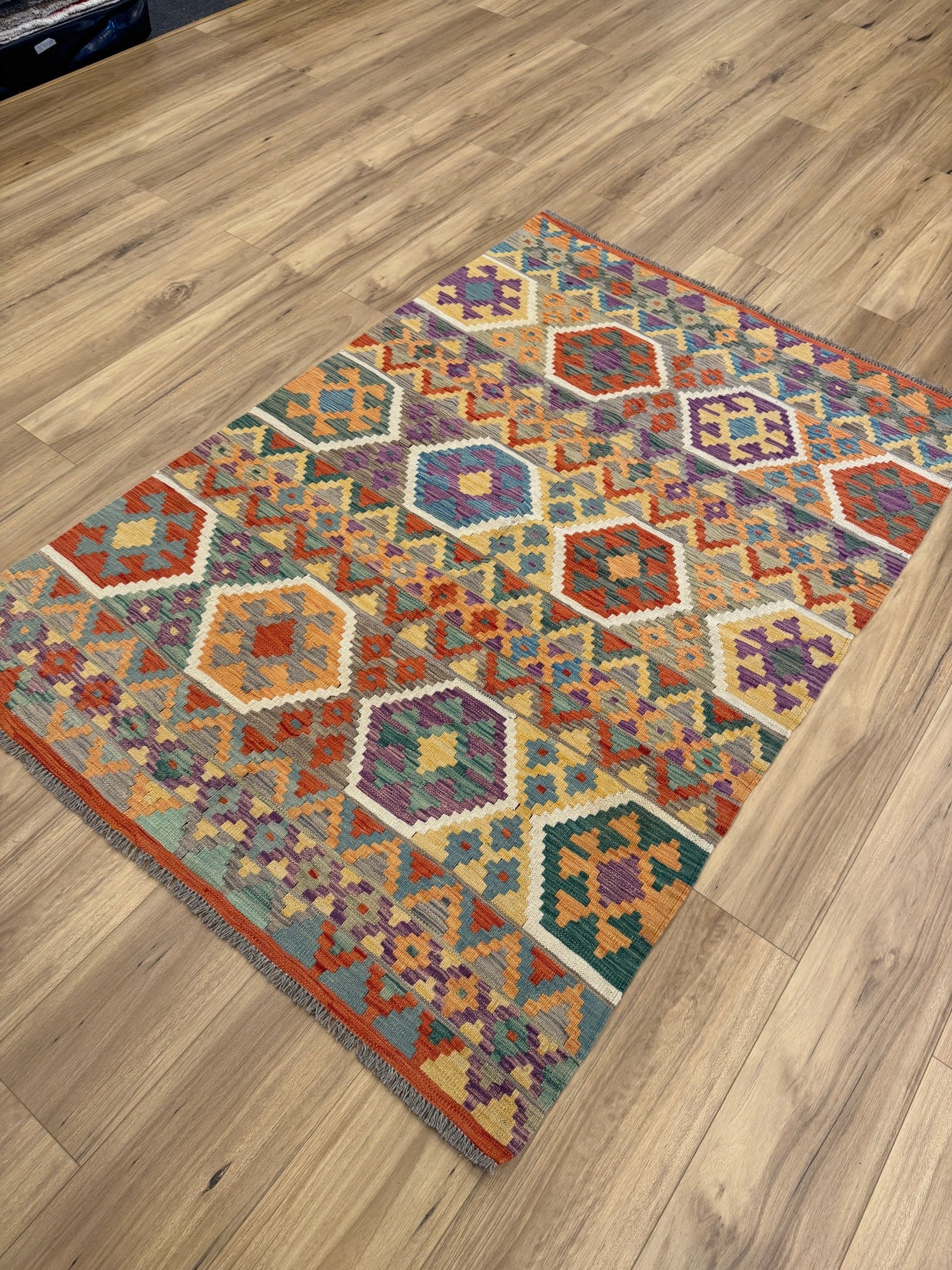 Chobi Kilim Rug - 177 cm x 124 cm