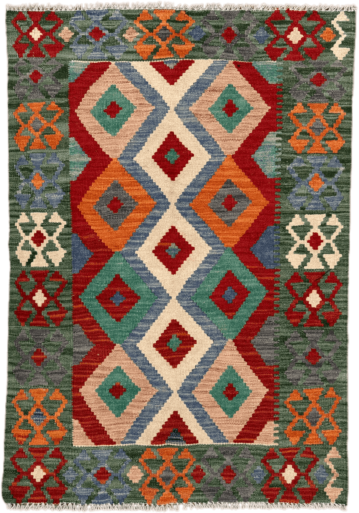 Chobi Kilim Rug - 122 cm x 86 cm