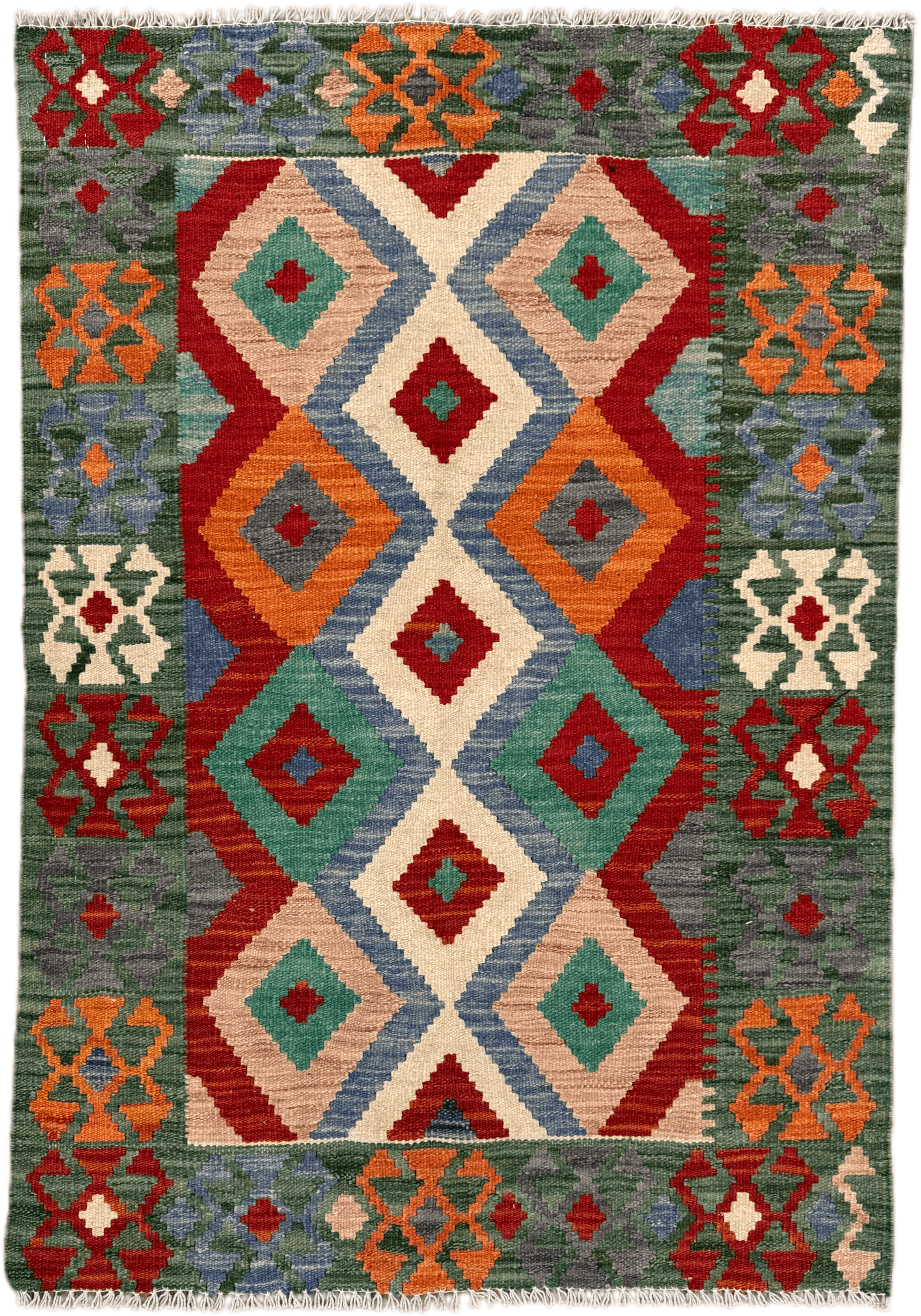 Chobi Kilim Rug - 122 cm x 86 cm