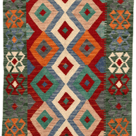 Chobi Kilim Rug - 122 cm x 86 cm