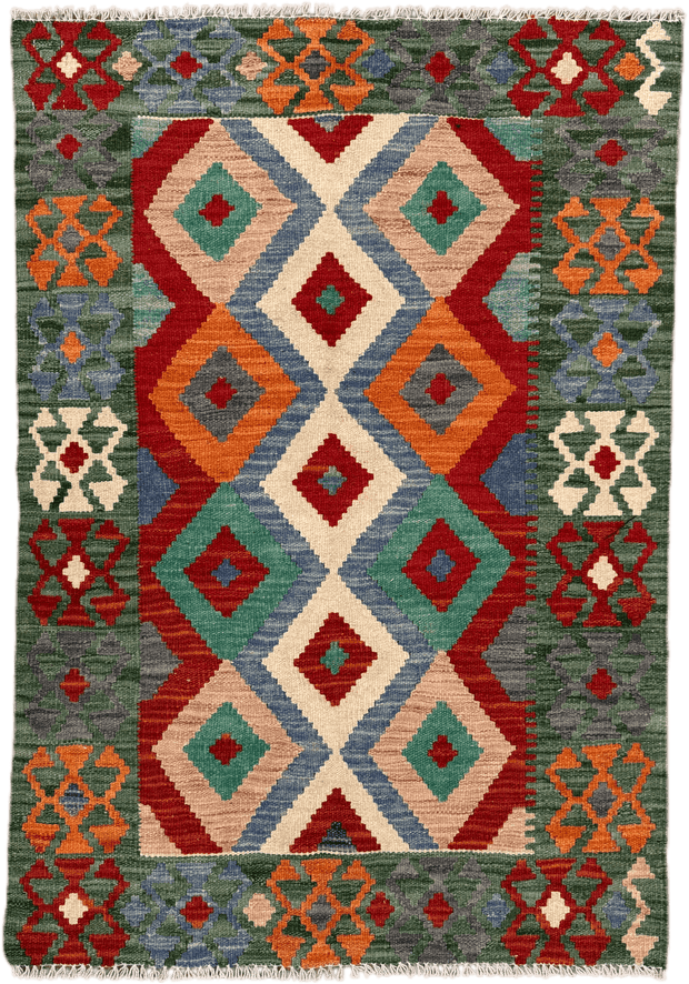 Chobi Kilim Rug - 122 cm x 86 cm