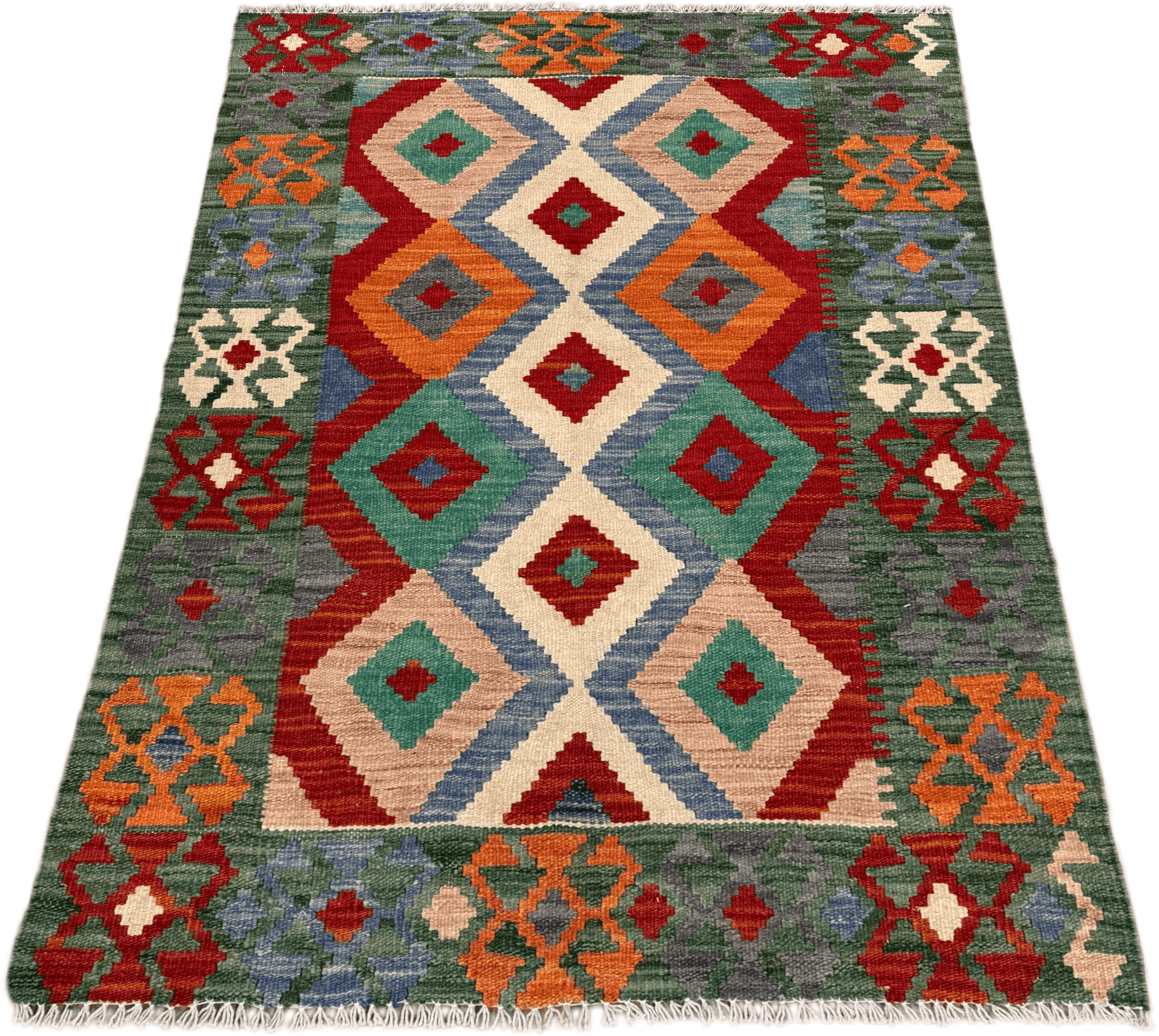 Chobi Kilim Rug - 122 cm x 86 cm