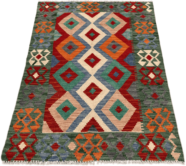 Chobi Kilim Rug - 122 cm x 86 cm