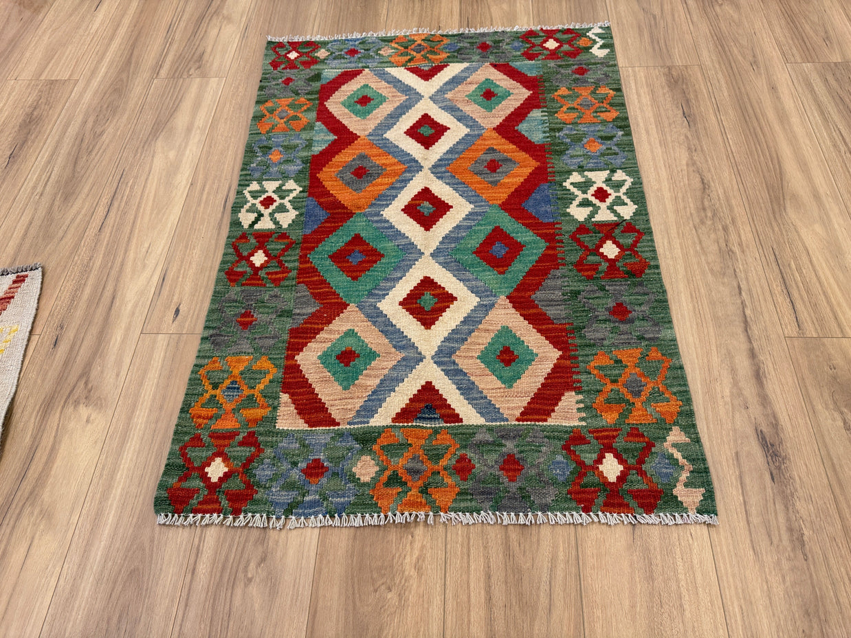 Chobi Kilim Rug - 122 cm x 86 cm
