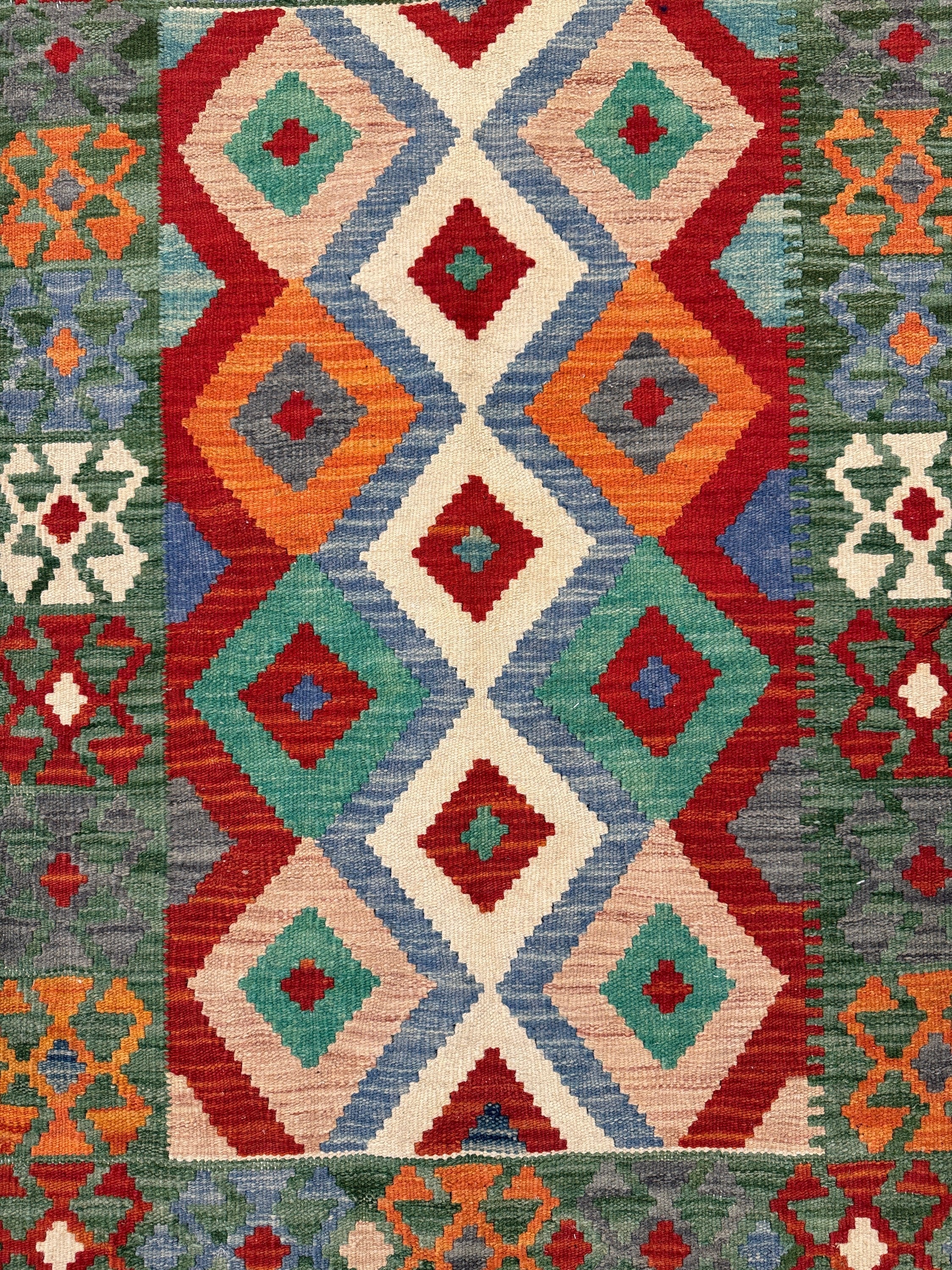 Chobi Kilim Rug - 122 cm x 86 cm