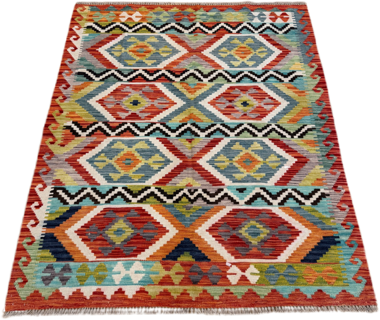 Chobi Kilim Rug - 180 cm x 132 cm