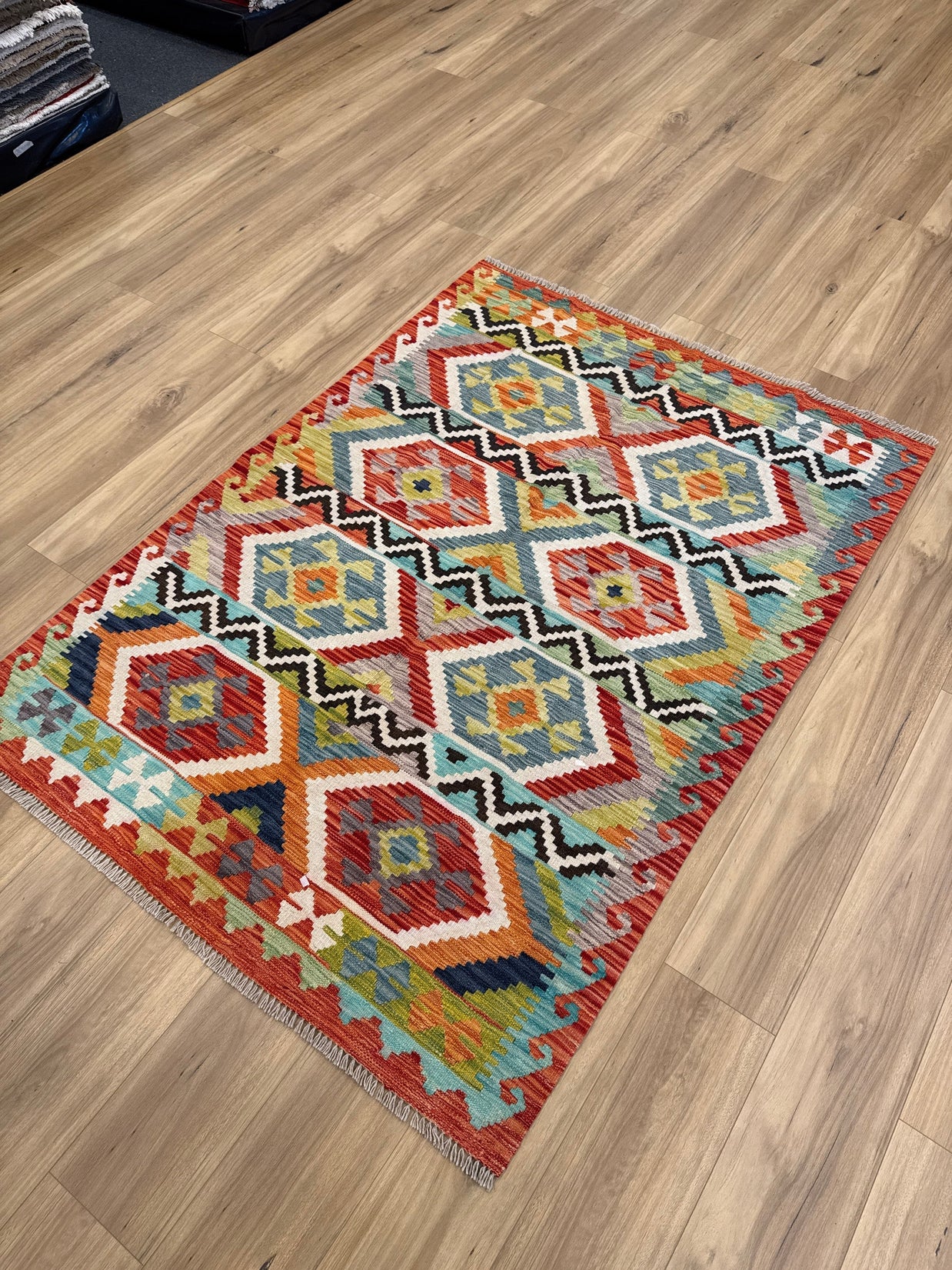 Chobi Kilim Rug - 180 cm x 132 cm