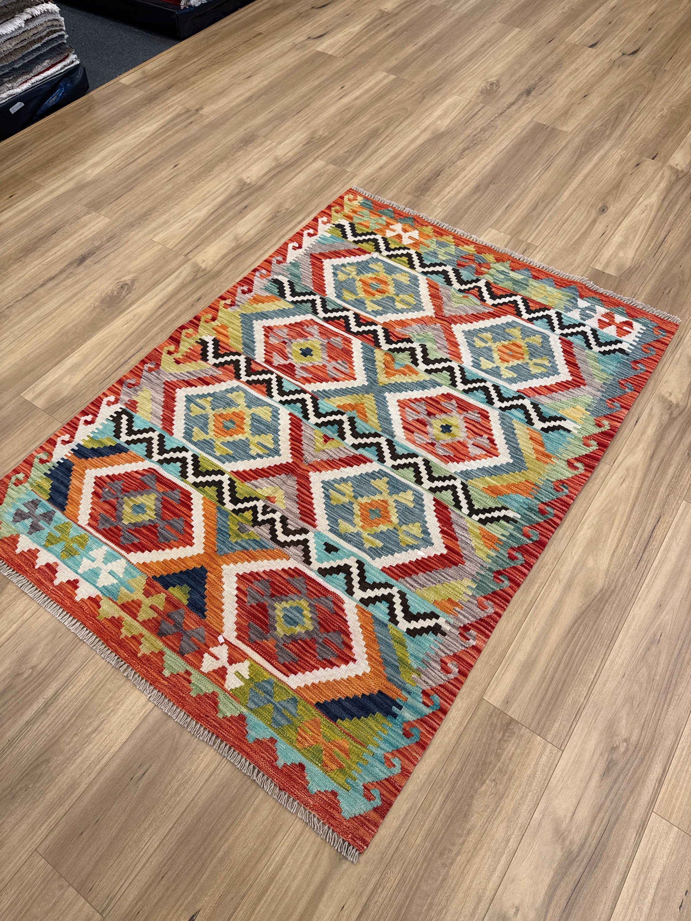 Chobi Kilim Rug - 180 cm x 132 cm