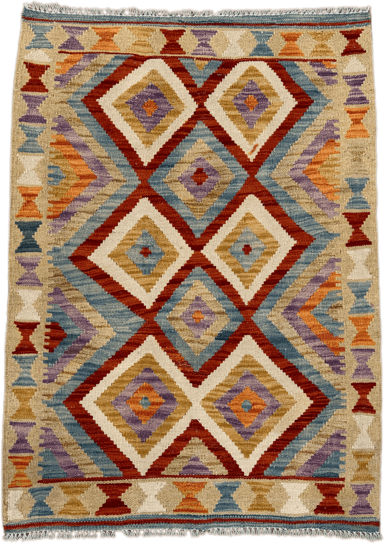 Chobi Kilim Rug - 114 cm x 82 cm