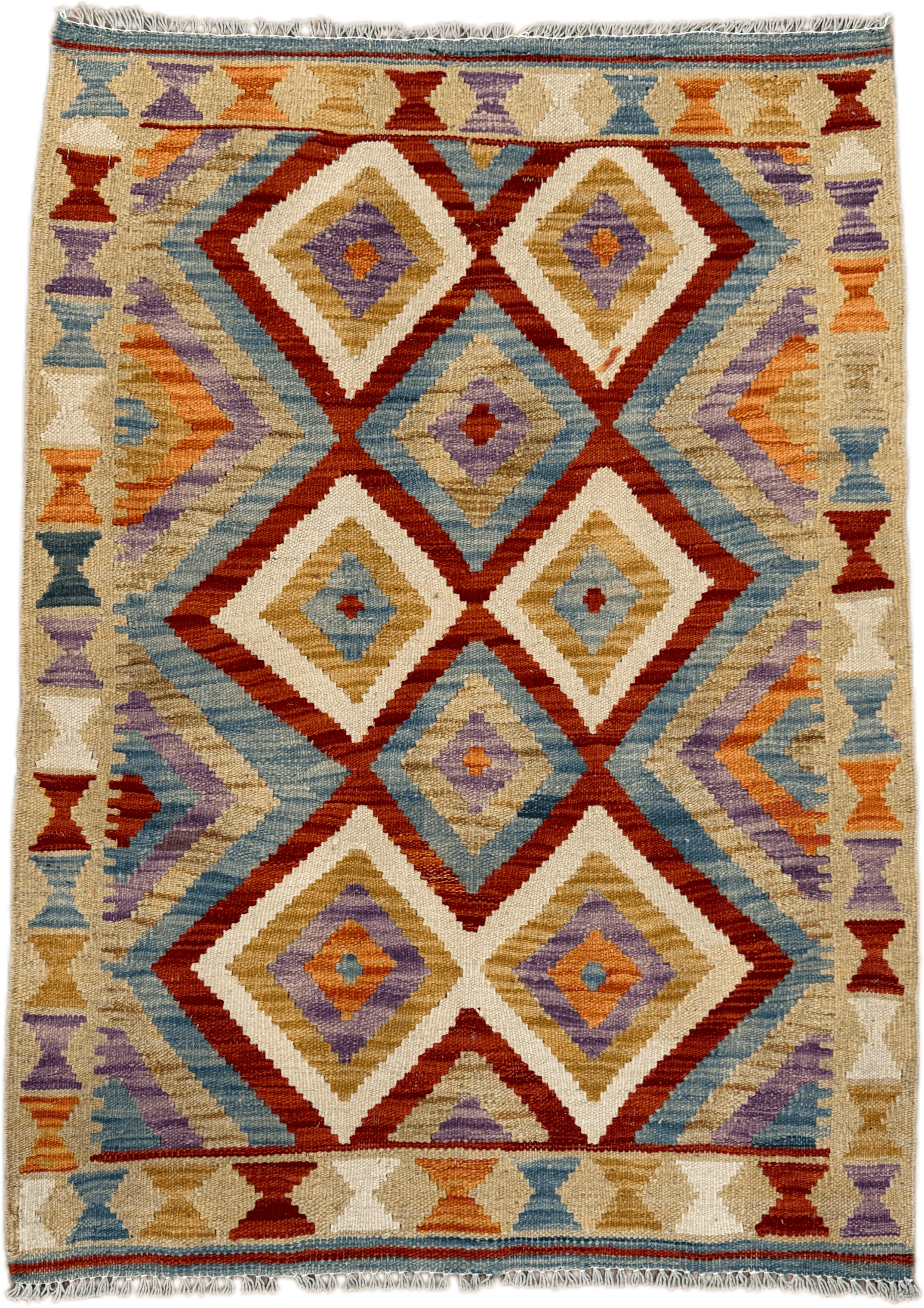 Chobi Kilim Rug - 114 cm x 82 cm