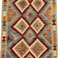 Chobi Kilim Rug - 114 cm x 82 cm